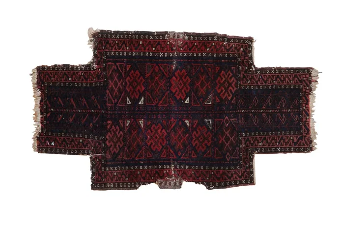 1.5×2.5 Antique Saddle Cover Belouch Rug Mat