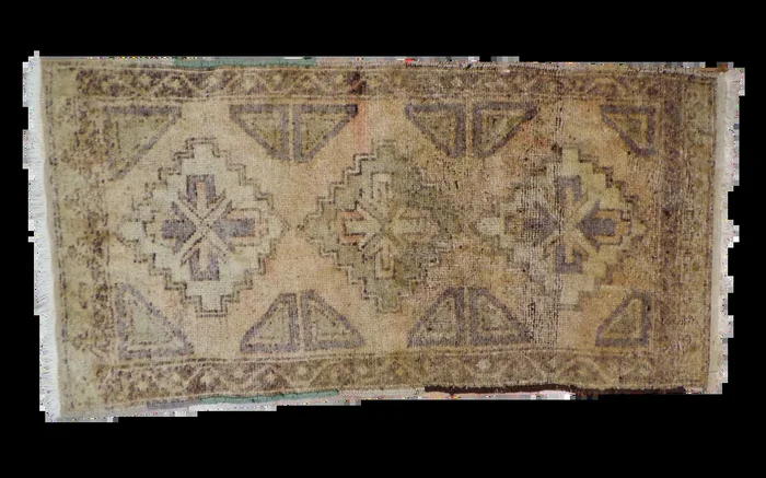 1.5×3 Vintage Oushak Rug Mat