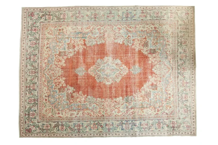 10×13.5 Vintage Distressed Arak Carpet