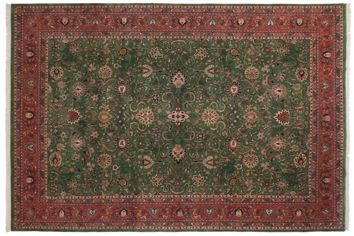 10×14.5 Vintage Indian Meshed Design Carpet