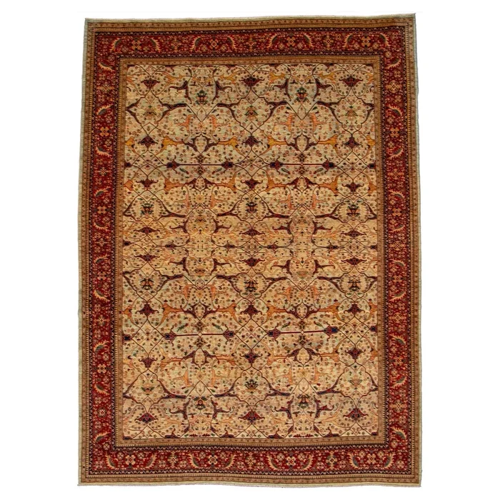 10′ 1″ x 13′ 10″ (10×14) Afghan Nooristan Wool Rug #010640
