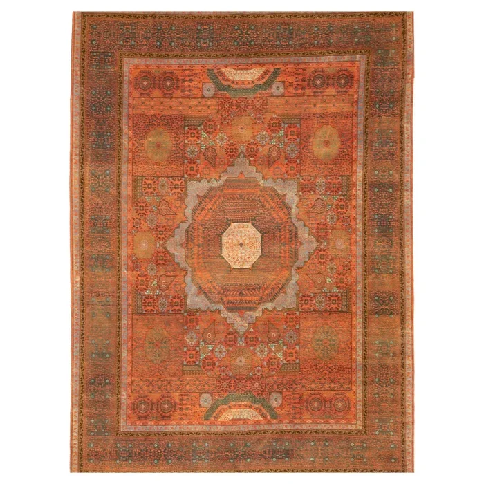 10′ 9″ x 15′ 0″ (11×15) Turkish Mamluk Wool Rug #004630