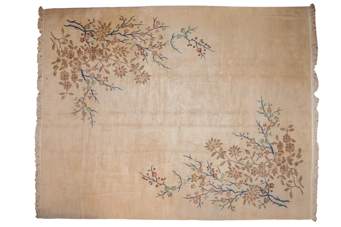 11.5×15 Vintage Japanese Art Deco Design Carpet