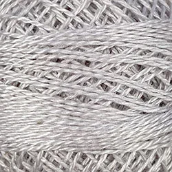 117 White Smoke Gray Pearl Cotton #8