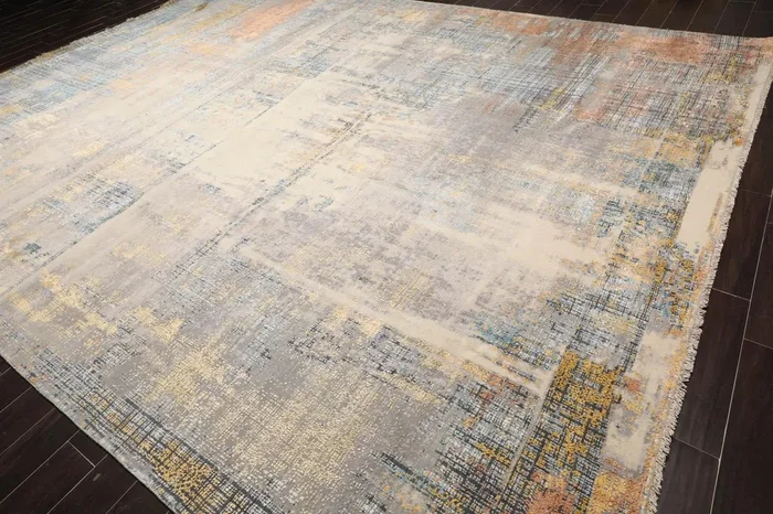 12′ x15′ Sherpa Wool and Silk Oriental Area Persian Rug