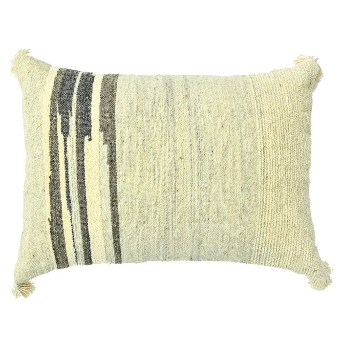 16″ x 24″ x 6″ Woven Pillow Collection HMS-WC Wool Pillow #017492