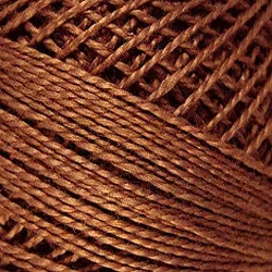 164 Red Brown Pearl Cotton #8
