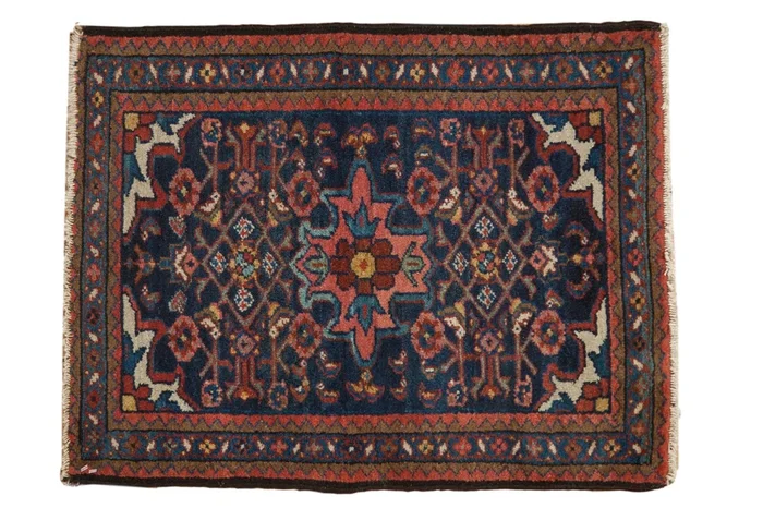 2×2.5 Vintage Borchalou Square Rug Mat