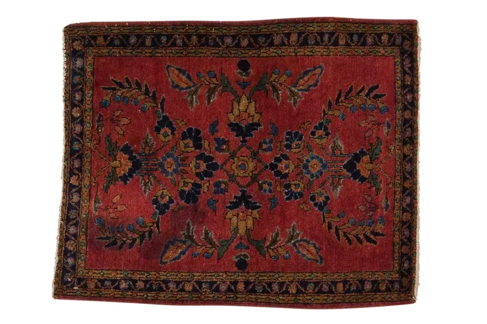 2×2.5 Vintage Mohajeran Sarouk Rug Mat