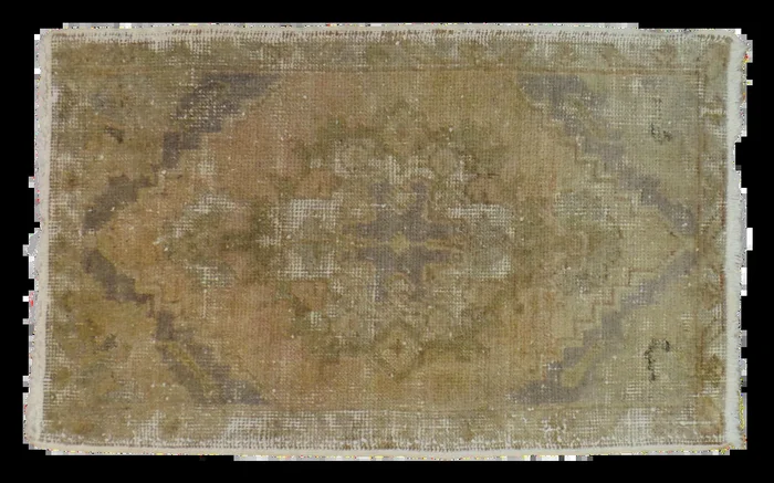 2×3 Distressed Oushak Rug Mat