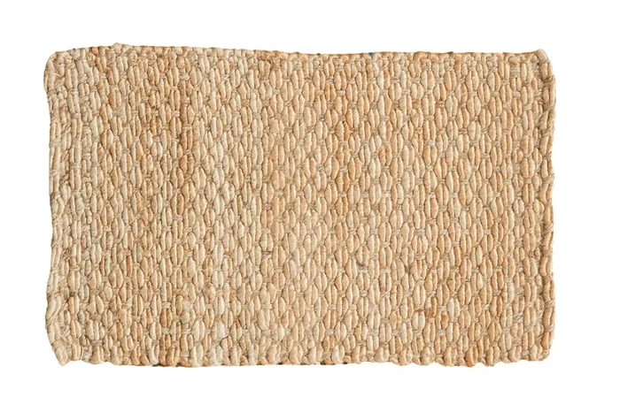 2×3 Hand Braided Gold Entrance Mat