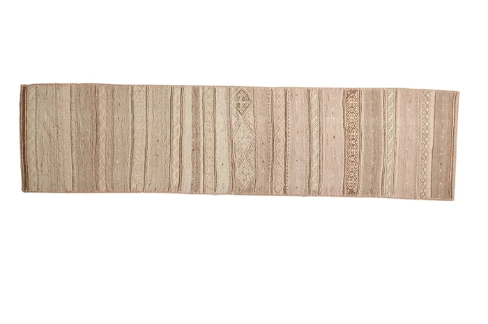 2.5×10.5 Vintage Distressed Jijim Rug Runner