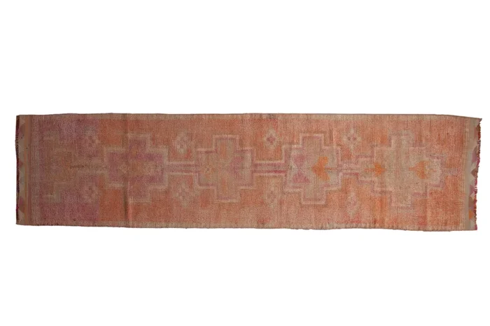 2.5×10.5 Vintage Distressed Kurd Rug Runner