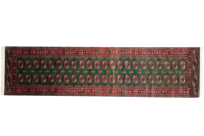 2.5×10 Vintage Fine Bokhara Rug Runner