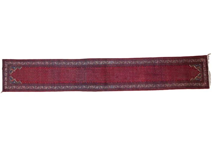 2.5×17 Vintage Tajabad Rug Runner