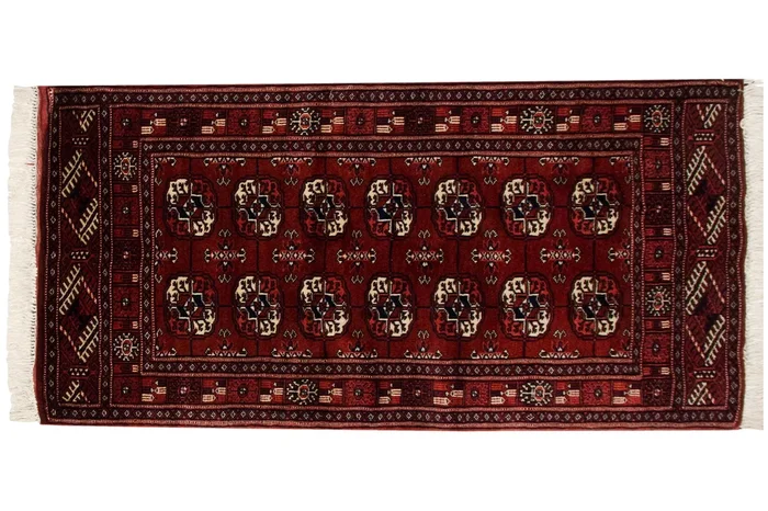 2.5×4 Vintage Fine Bokhara Rug