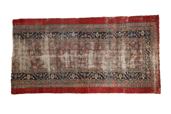 2.5×5.5 Antique Fine Fragment Serab Rug Runner