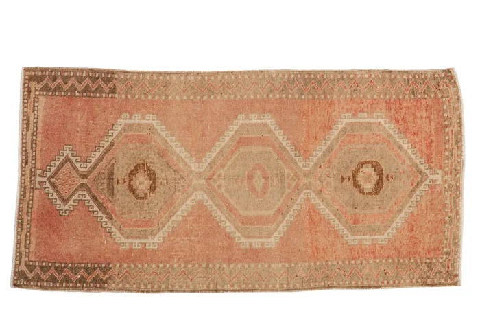 2.5×5.5 Vintage Distressed Kars Rug Runner