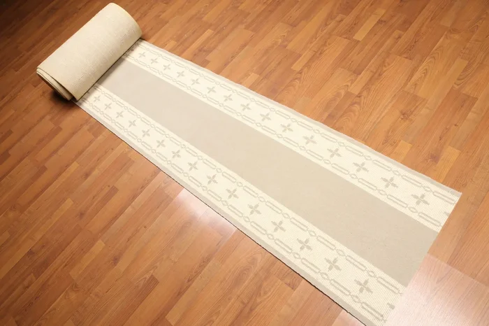 2’4″ x 37′ Palace Size Runner 100% New Zealand Wool Area Rug Camel