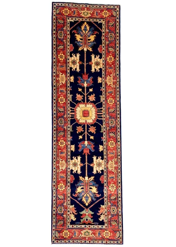2’9″x9’7″ Afghan-Heriz