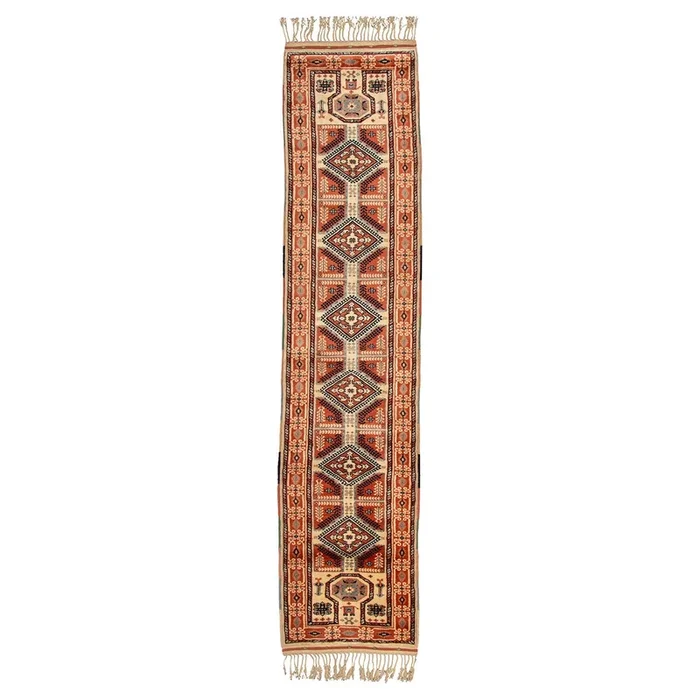 2′ 10″ x 12′ 2″ (03×12) Turkish Yuruk Wool Rug #004836