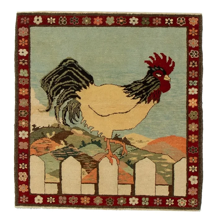 2′ 11″ x 3′ 1″ (03×03) Turkish 286587-RLF Wool Rug #016422