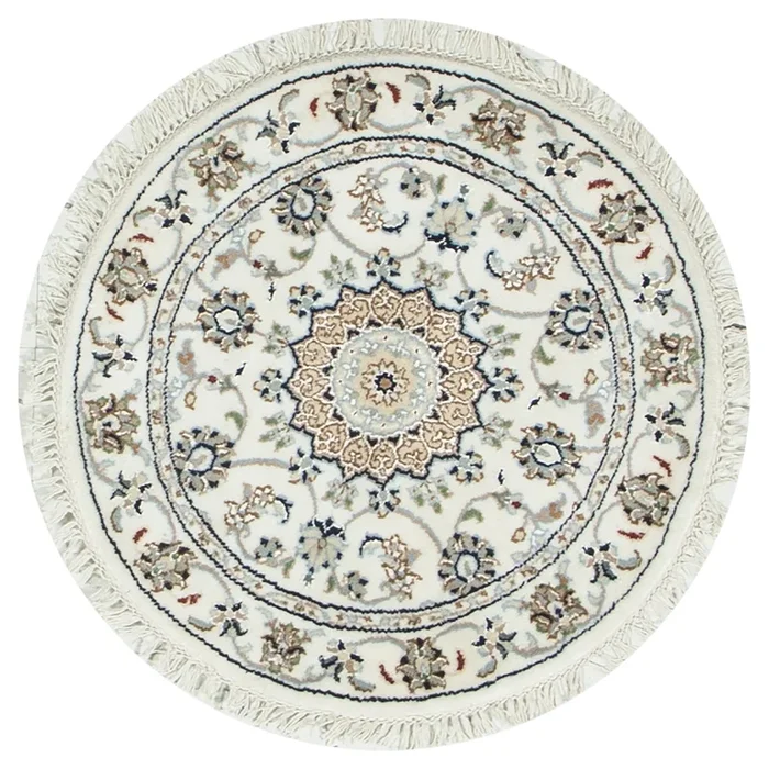 2′ 2″ x 2′ 2″ (02×02) Nain Collection Na1022iviv Wool Rug #016773