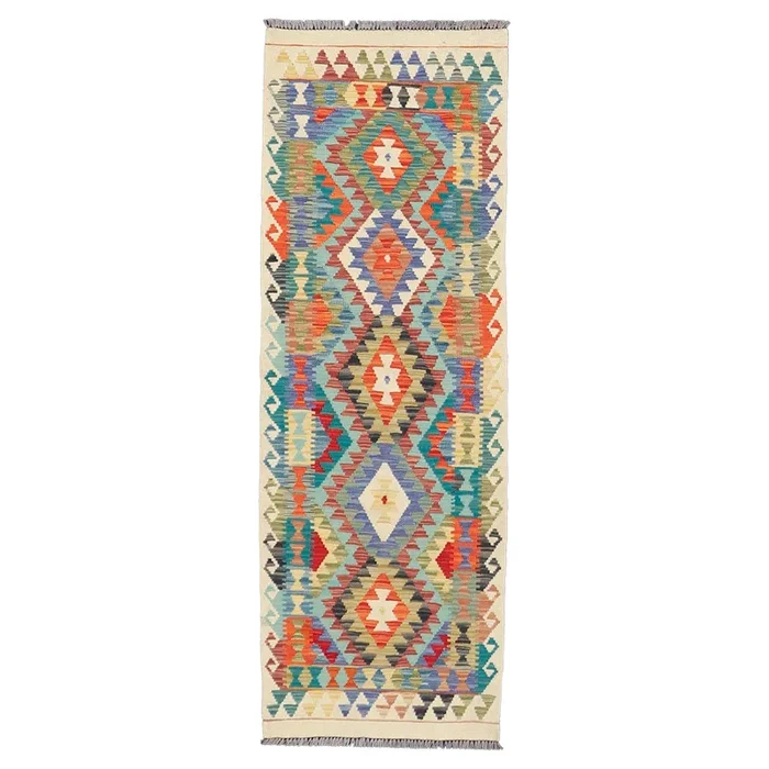 2′ 3″ x 6′ 7″ (02×07) Kilim Collection Tribal Wool Rug #015799