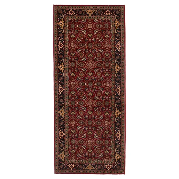 2′ 6″ x 5′ 11″ (03×06) Indo Herati Wool Rug #017449