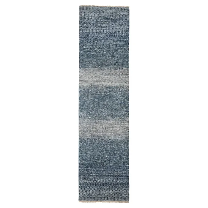 2′ 7″ x 10′ 1″ (03×10) Amazon Collection AMZ-529BLGY Wool Rug #016105