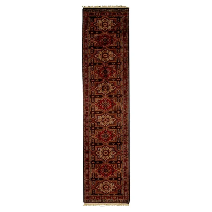 2′ 7″ x 10′ 10″ (03×11) Pakistani Jaldar Wool Rug #005801
