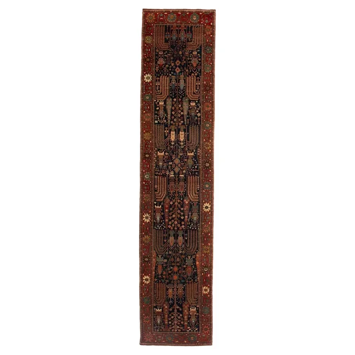 2′ 7″ x 11′ 10″ (03×12) Turkish Traditional Wool Rug #017934