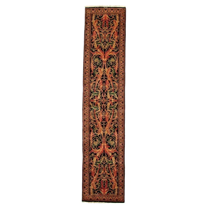 2′ 7″ x 12′ 0″ (03×12) Pakistani Kerman Wool Rug #004835