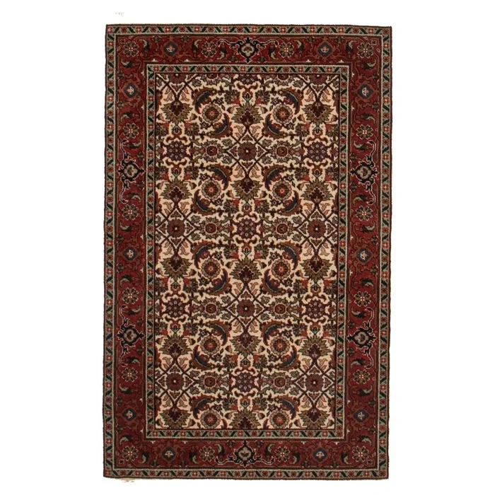 2′ 7″ x 4′ 0″ (03×04) Indo Traditional Wool Rug #017972