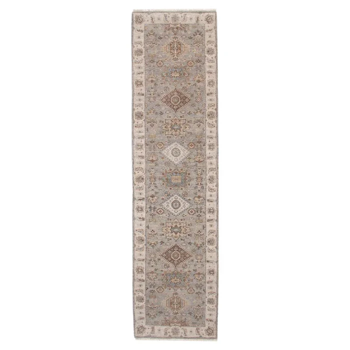 2′ 7″ x 9′ 11″ (03×10) Indo Karajeh Wool Rug #018177