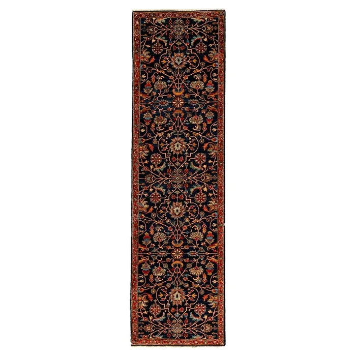 2′ 8″ x 9′ 7″ (03×10) Afghan Arak Wool Rug #014494