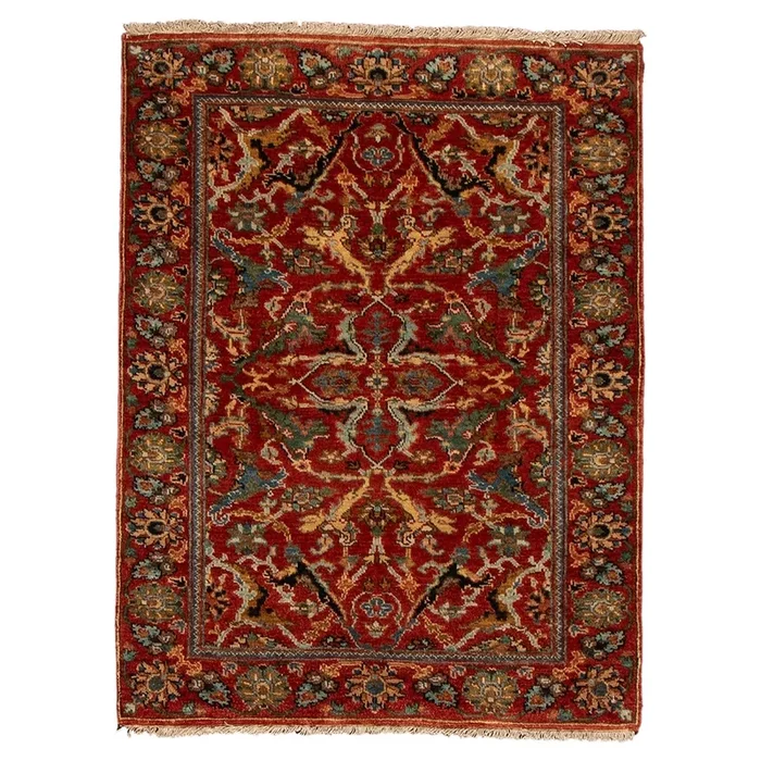 2′ 9″ x 3′ 8″ (03×04) Khanna Collection KH-1066RURU Wool Rug #015169