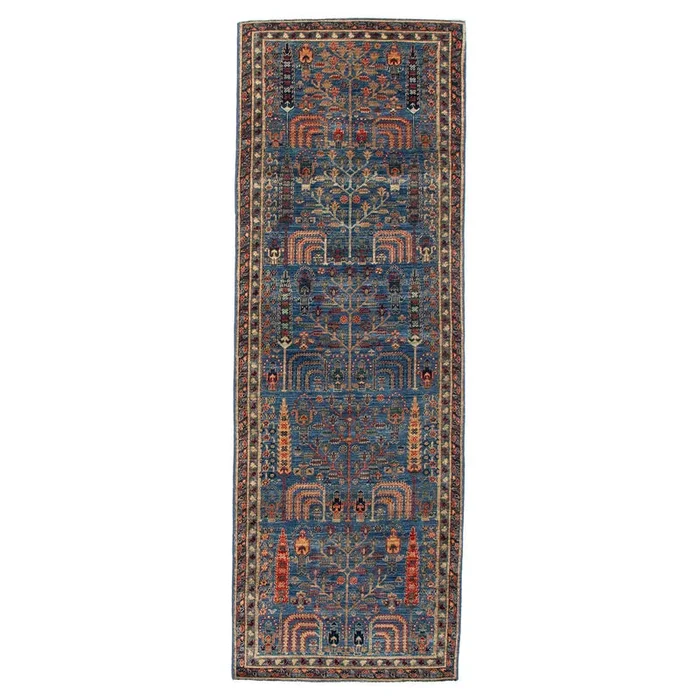 2′ 9″ x 8′ 0″ (03×08) Afghan Faryab Wool Rug #018193