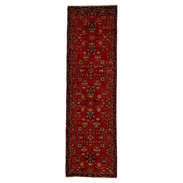 2′ 9″ x 9′ 3″ (03×09) Afghan Bm14 Wool Rug #008860