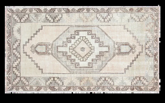 3×5.5 Vintage Oushak Rug