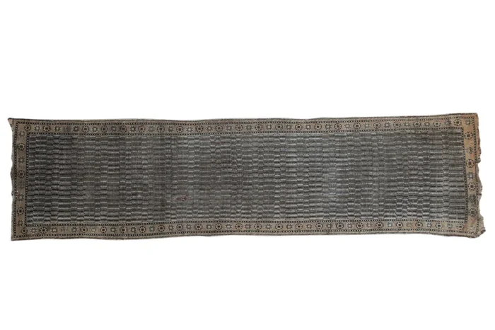 3.5×12.5 Vintage Distressed Anatolian Rug Runner