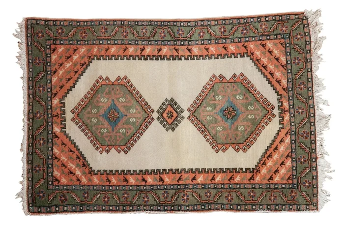 3.5×5 Vintage Ardebil Rug