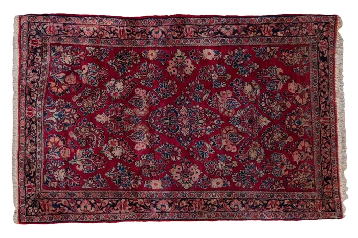 3.5×5 Vintage Fine German Sarouk Rug
