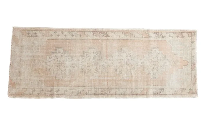 3.5×9 Vintage Distressed Oushak Rug Runner