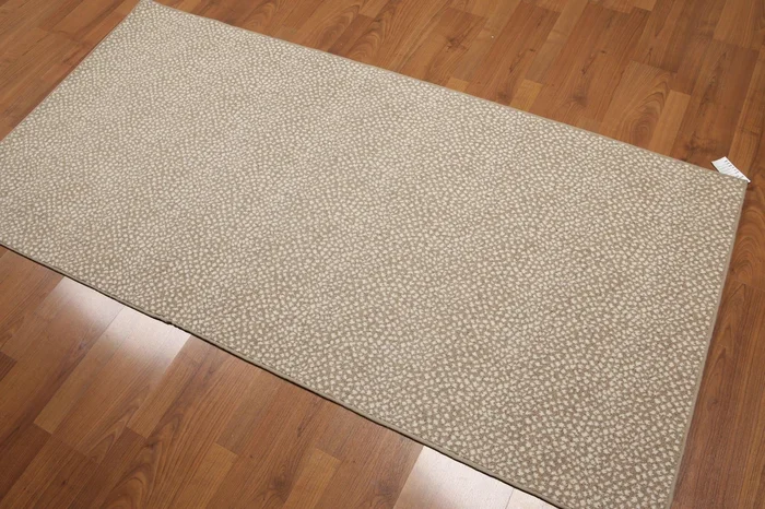 3’2’x6’5” 100% wool area rug runner Beige