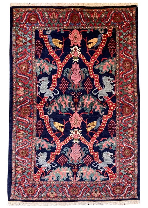 3’9″x5’7″ Lion Bijar