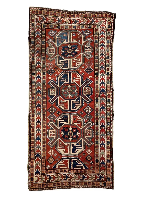 3’9″x8’4″ Triple Medallion Chelaberd Karabagh
