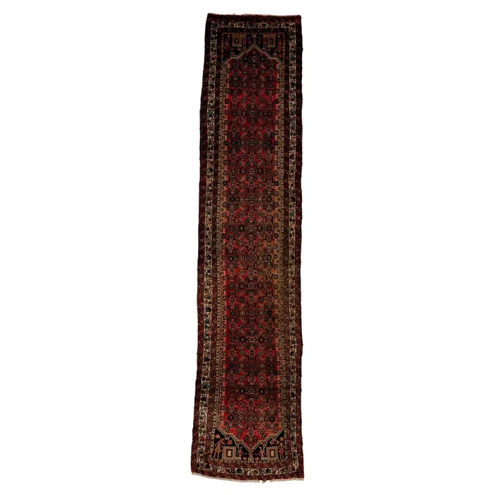 3′ 0″ x 13′ 1″ (03×13) Hamadan Wool Rug #001538