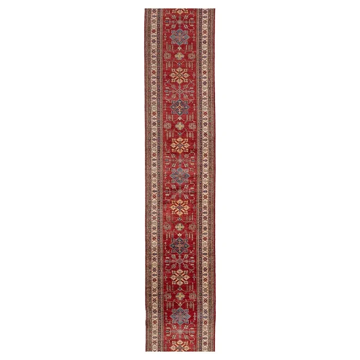 3′ 0″ x 19′ 11″ (03×20) Pakistani Kazak Wool Rug #015397
