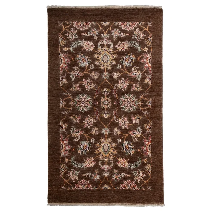 3′ 0″ x 5′ 1″ (03×05) Indo Agra Wool Rug #015568